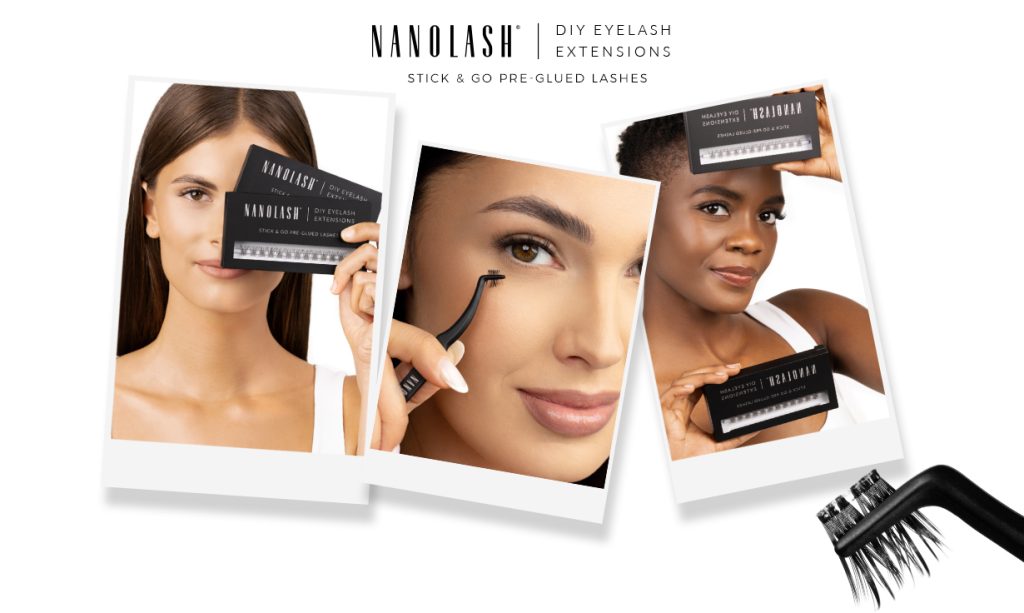 Selbstklebende Lashes nanolash